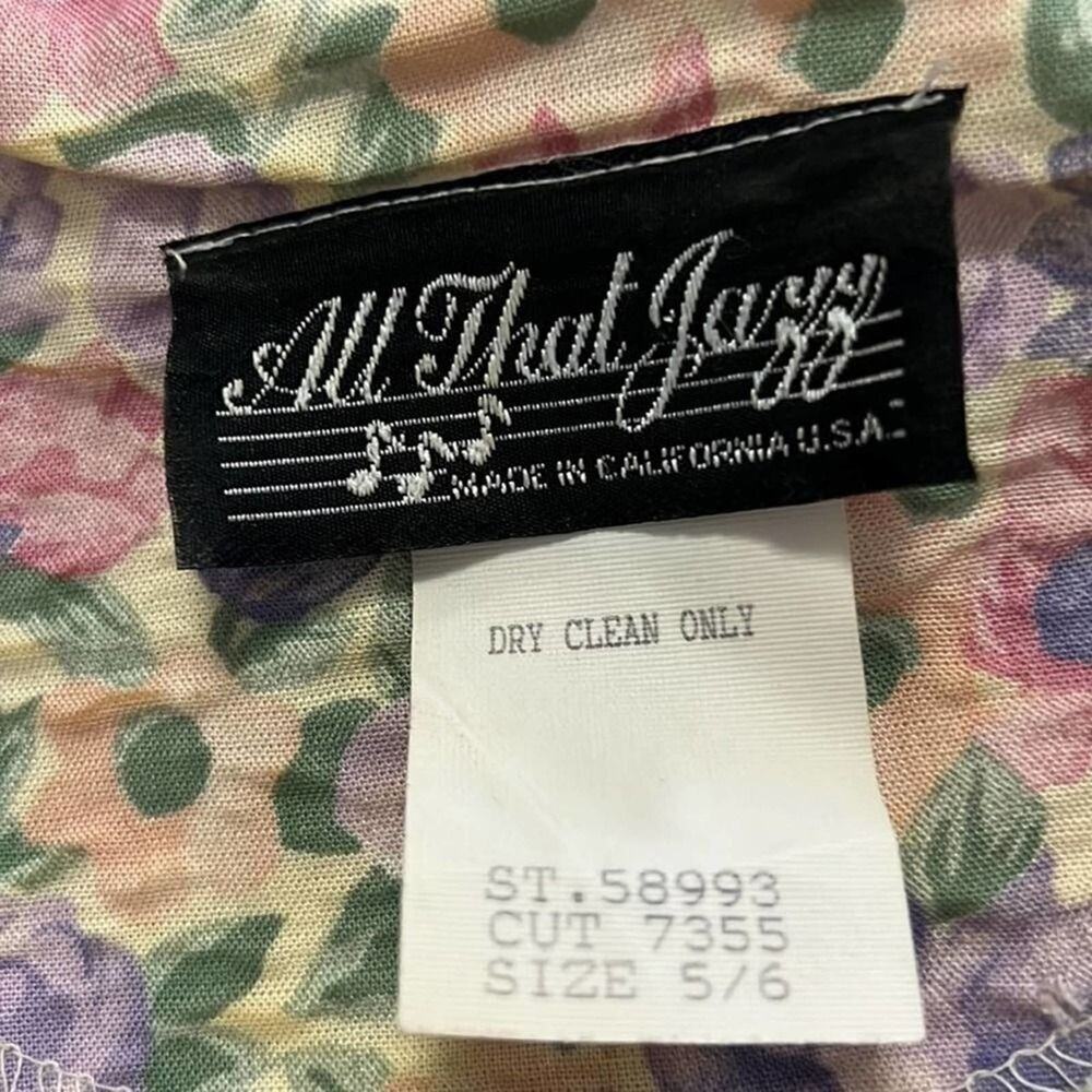 VTG ALL THAT JAZZY 100% RAYON DRESS SIZE 5/6‎ - Picture 6 of 9